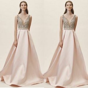 Anthropologie x BHLDN Triest Dress Size10 in Blush